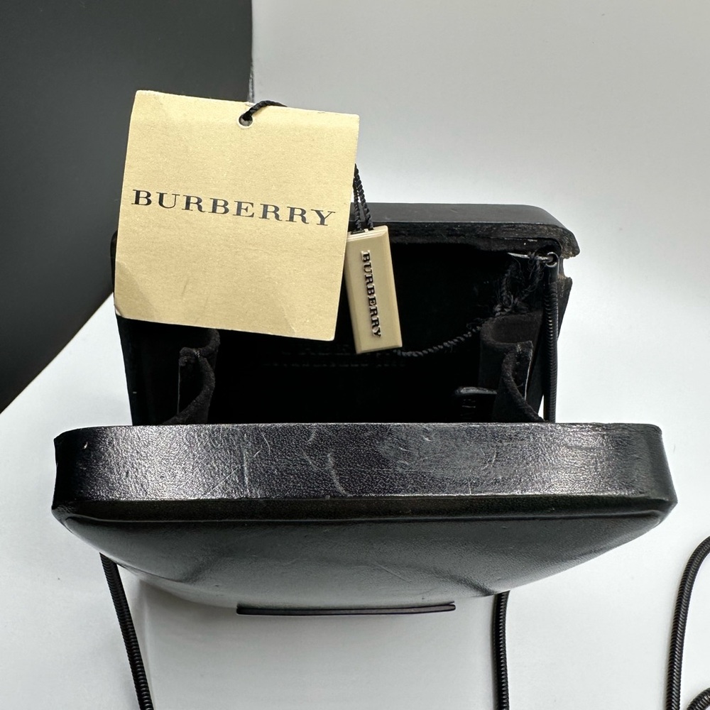 Authentic Burberry "Brockwell" Micro Card Case on Chain - Dark Racing Green - Picture 10 of 12